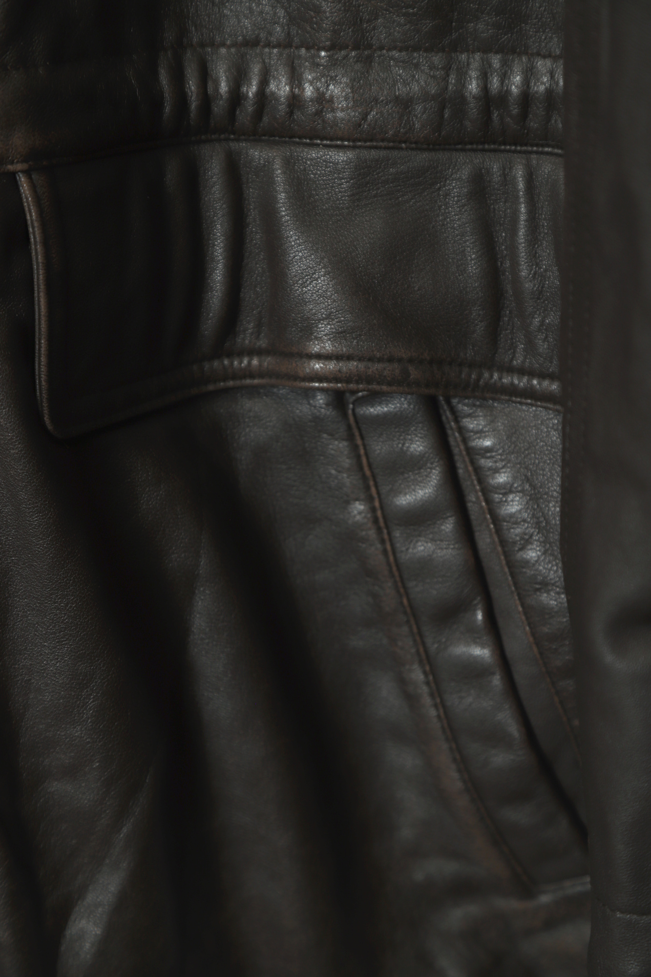 VINTAGE COVERALL LEATHER JACKET/XL - 画像 (5)