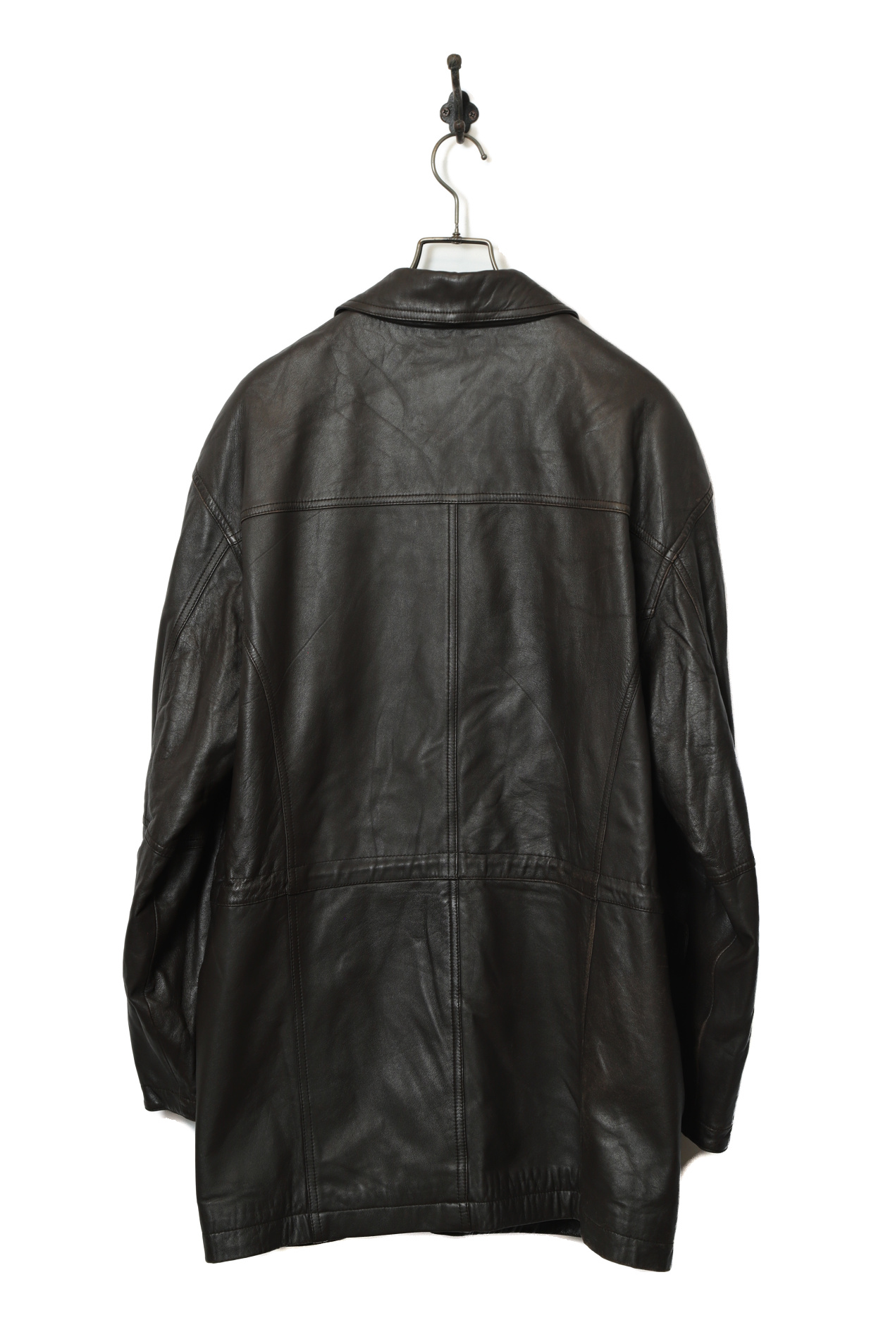 VINTAGE COVERALL LEATHER JACKET/XL - 画像 (7)