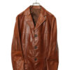 VINTAGE LEATHER TAILORED JACKET/L