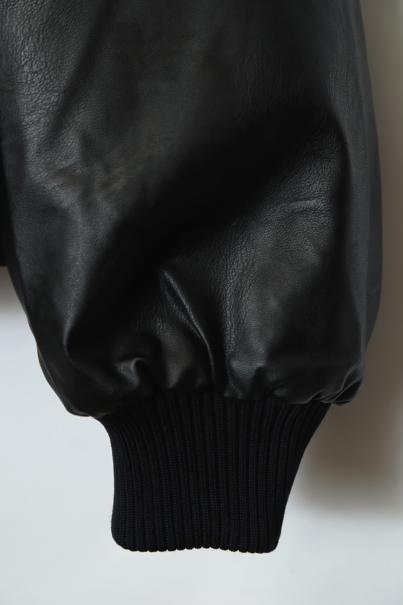 VINTAGE FAKE LEATHER BOMBER JACKET/XL - 画像 (4)