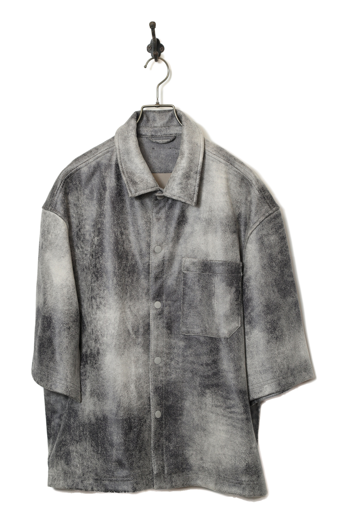 VINTAGE HALF SLEEVE SHIRT JACKET/XL