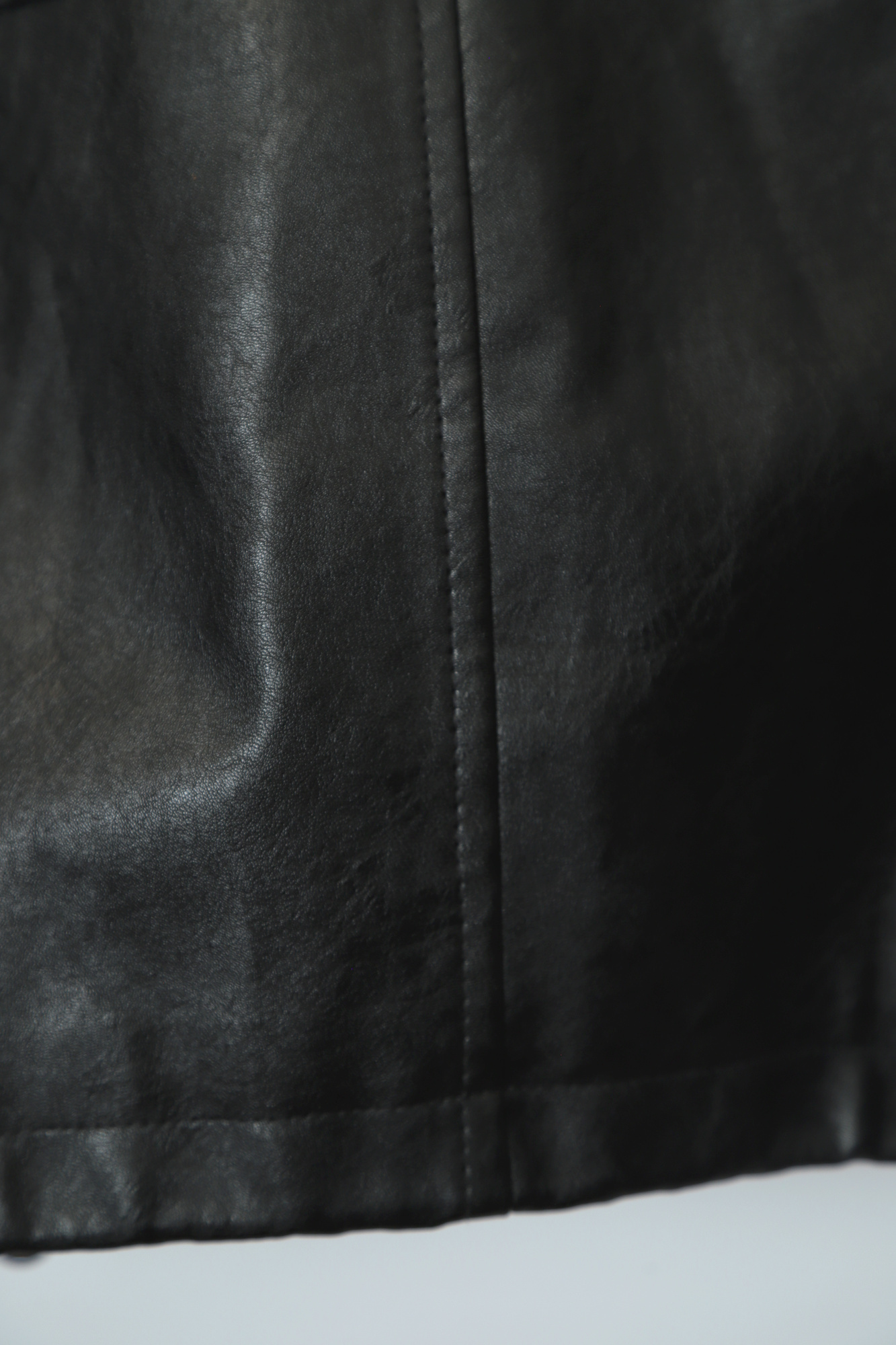 VINTAGE FAKE LEATHER SHORT JACKET/XL - 画像 (9)