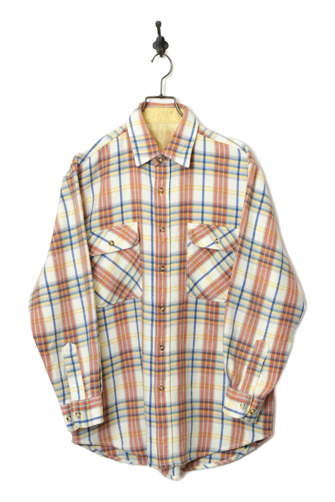 VINTAGE CHECK SHIRT JACKET/L