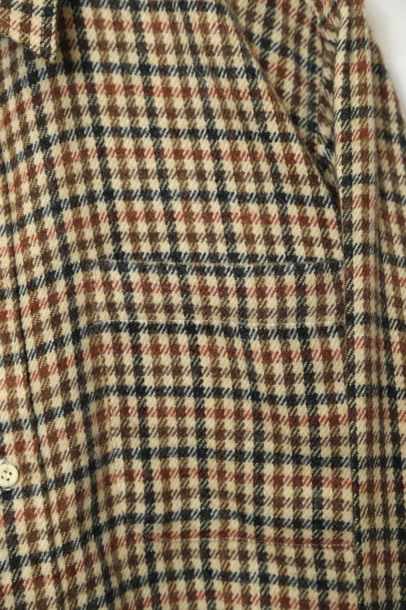 VINTAGE CHECK WOOLY SHIRT/L - 画像 (3)