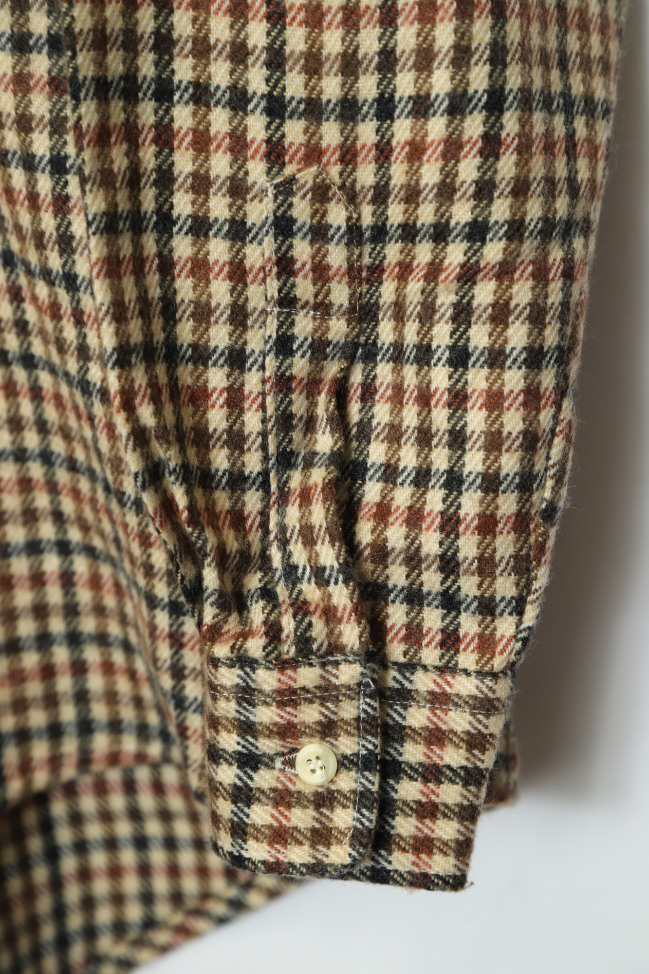 VINTAGE CHECK WOOLY SHIRT/L - 画像 (4)