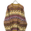 VINTAGE 3D KNITTED SWEATER/L