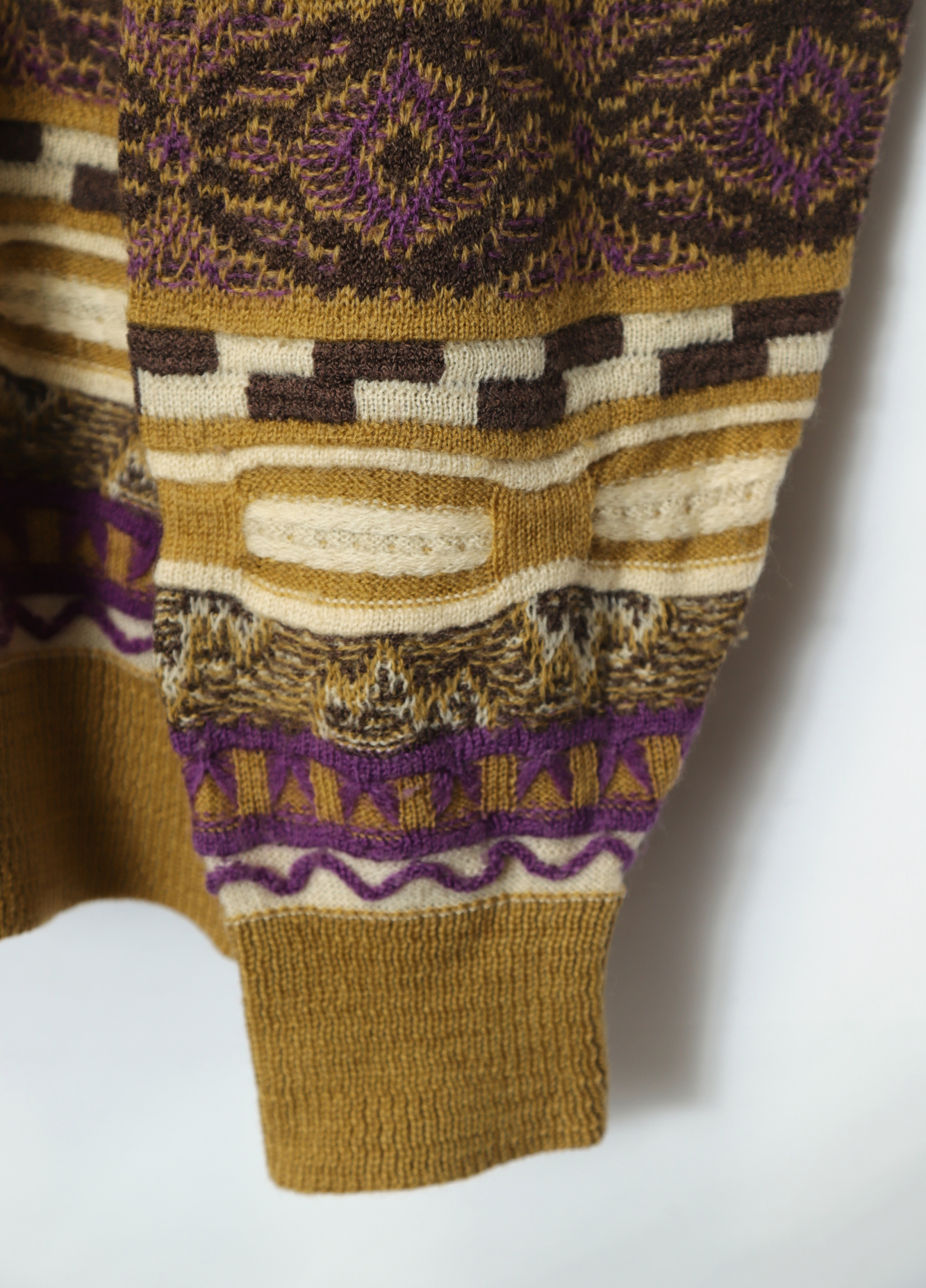 VINTAGE 3D KNITTED SWEATER/L - 画像 (4)
