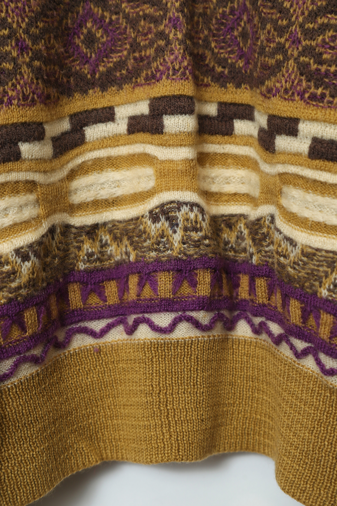VINTAGE 3D KNITTED SWEATER/L - 画像 (5)