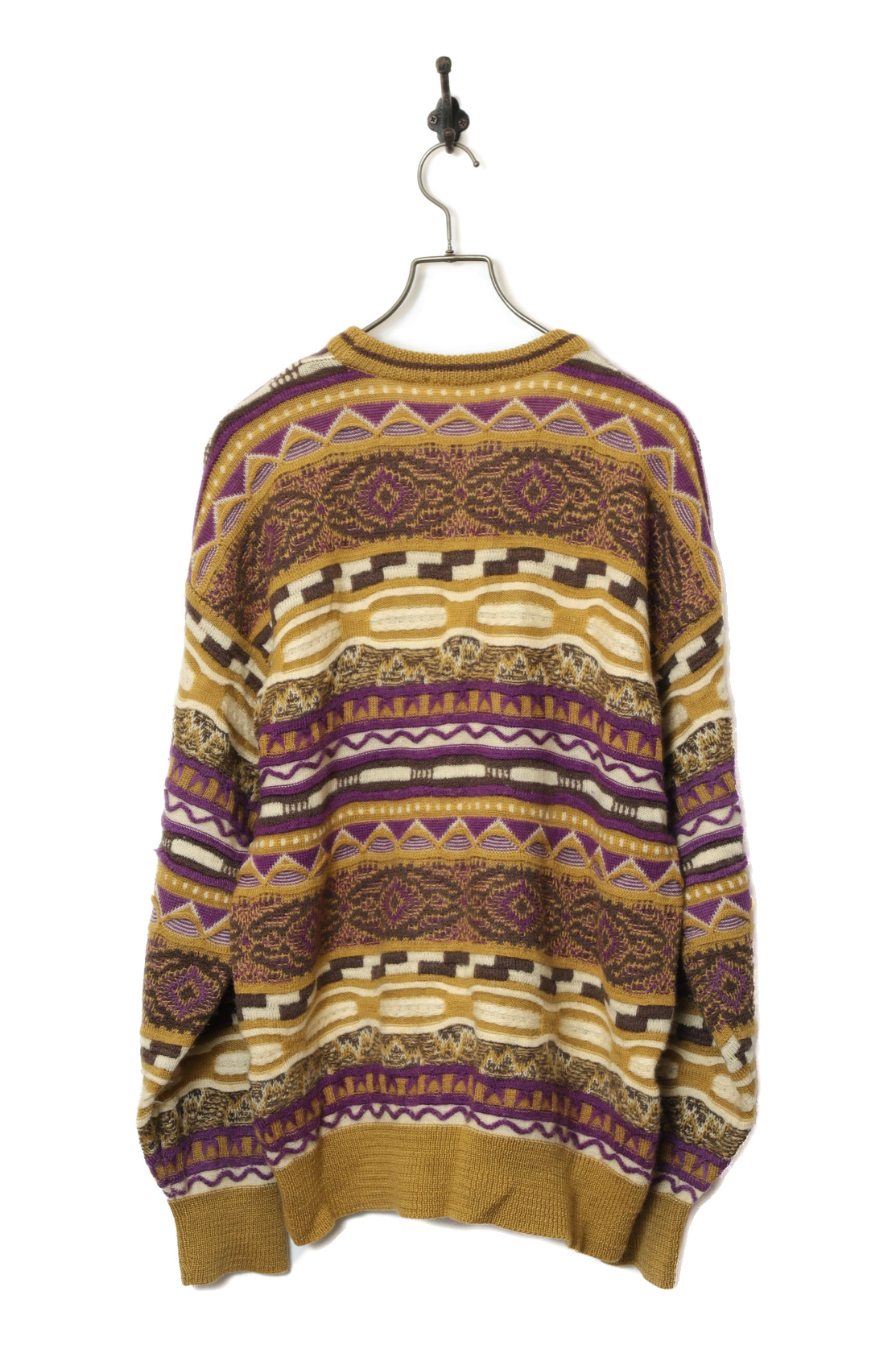 VINTAGE 3D KNITTED SWEATER/L - 画像 (6)