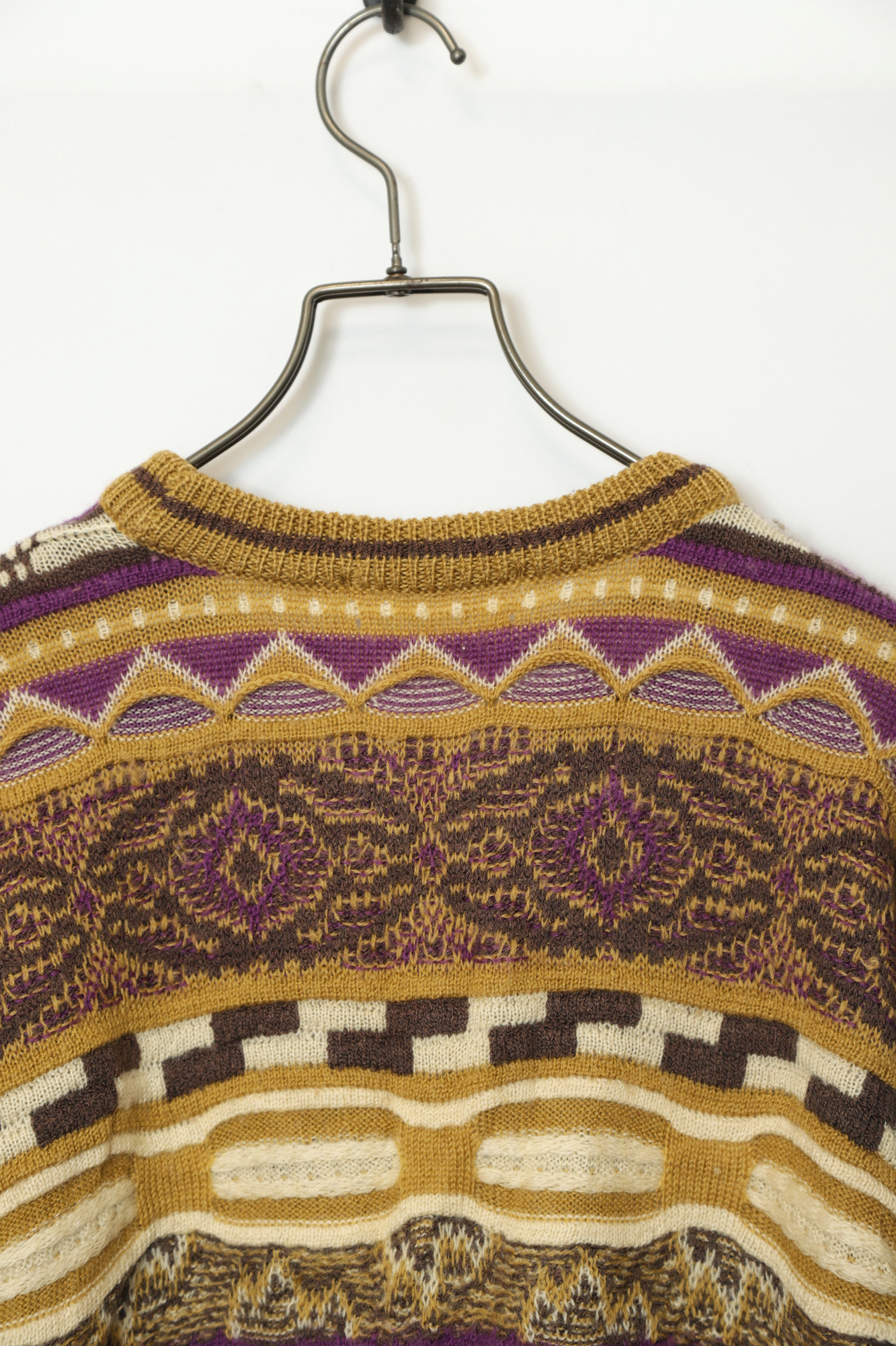 VINTAGE 3D KNITTED SWEATER/L - 画像 (7)
