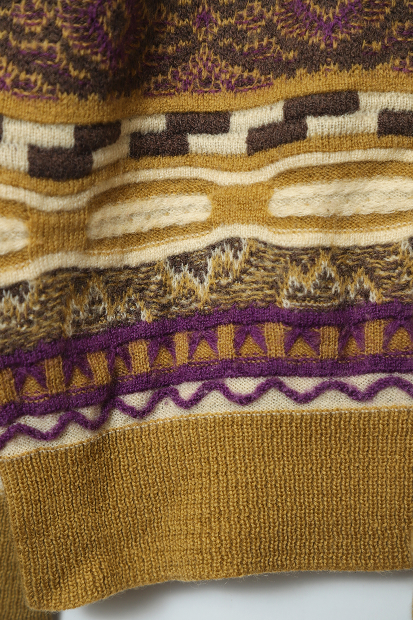 VINTAGE 3D KNITTED SWEATER/L - 画像 (8)