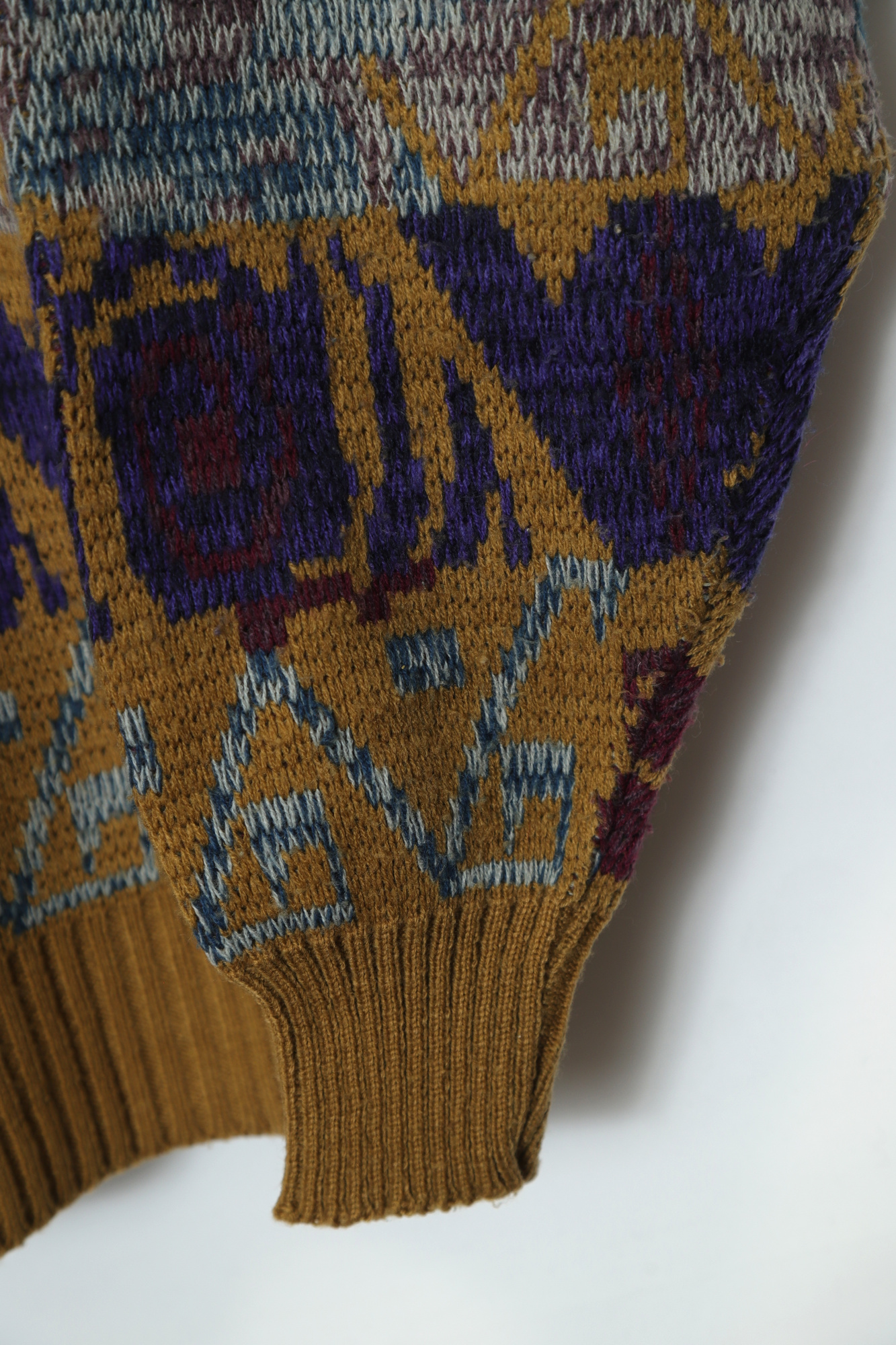 VINTAGE DESIGN KNIT SWEATER/XL - 画像 (4)