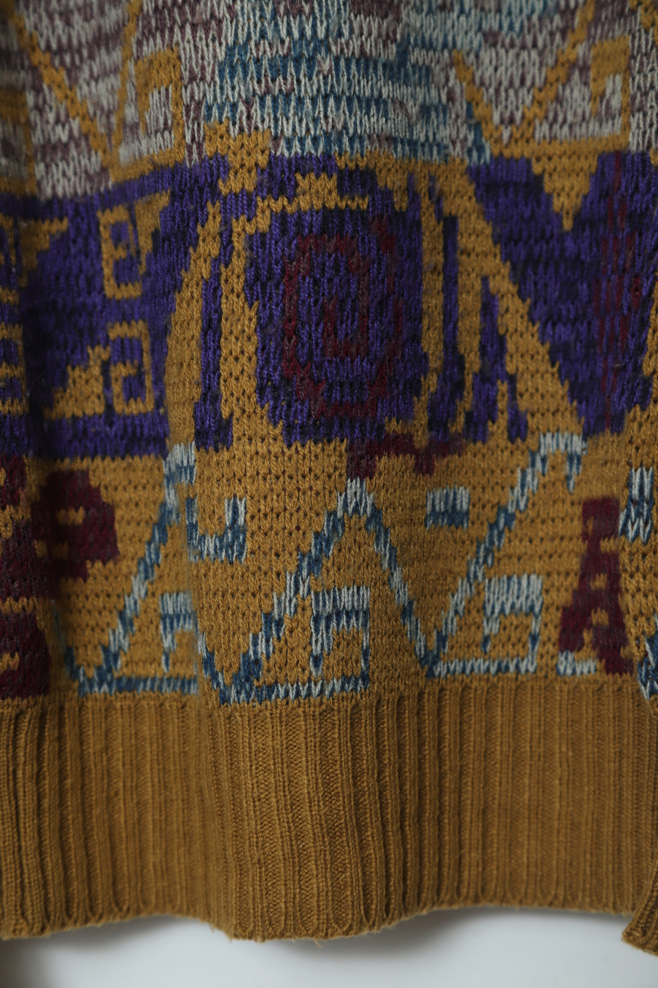 VINTAGE DESIGN KNIT SWEATER/XL - 画像 (5)