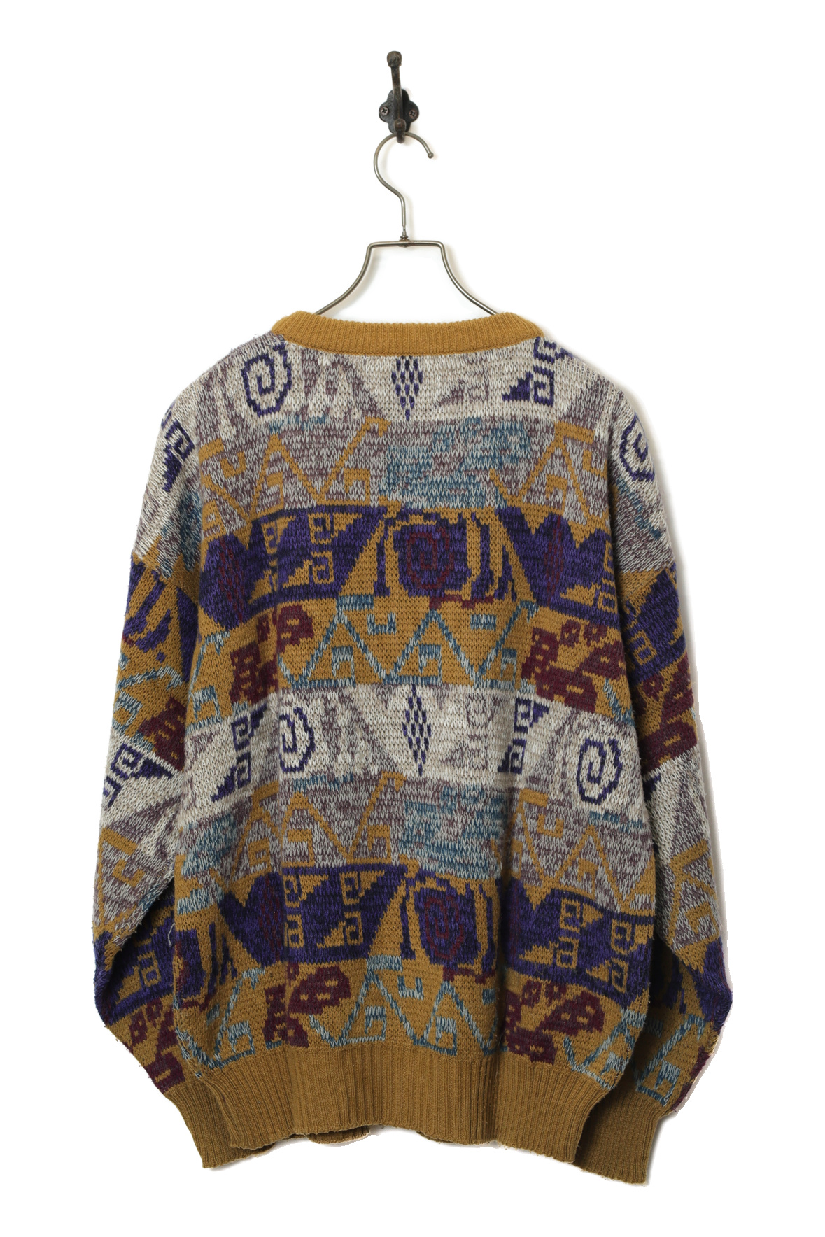 VINTAGE DESIGN KNIT SWEATER/XL - 画像 (6)