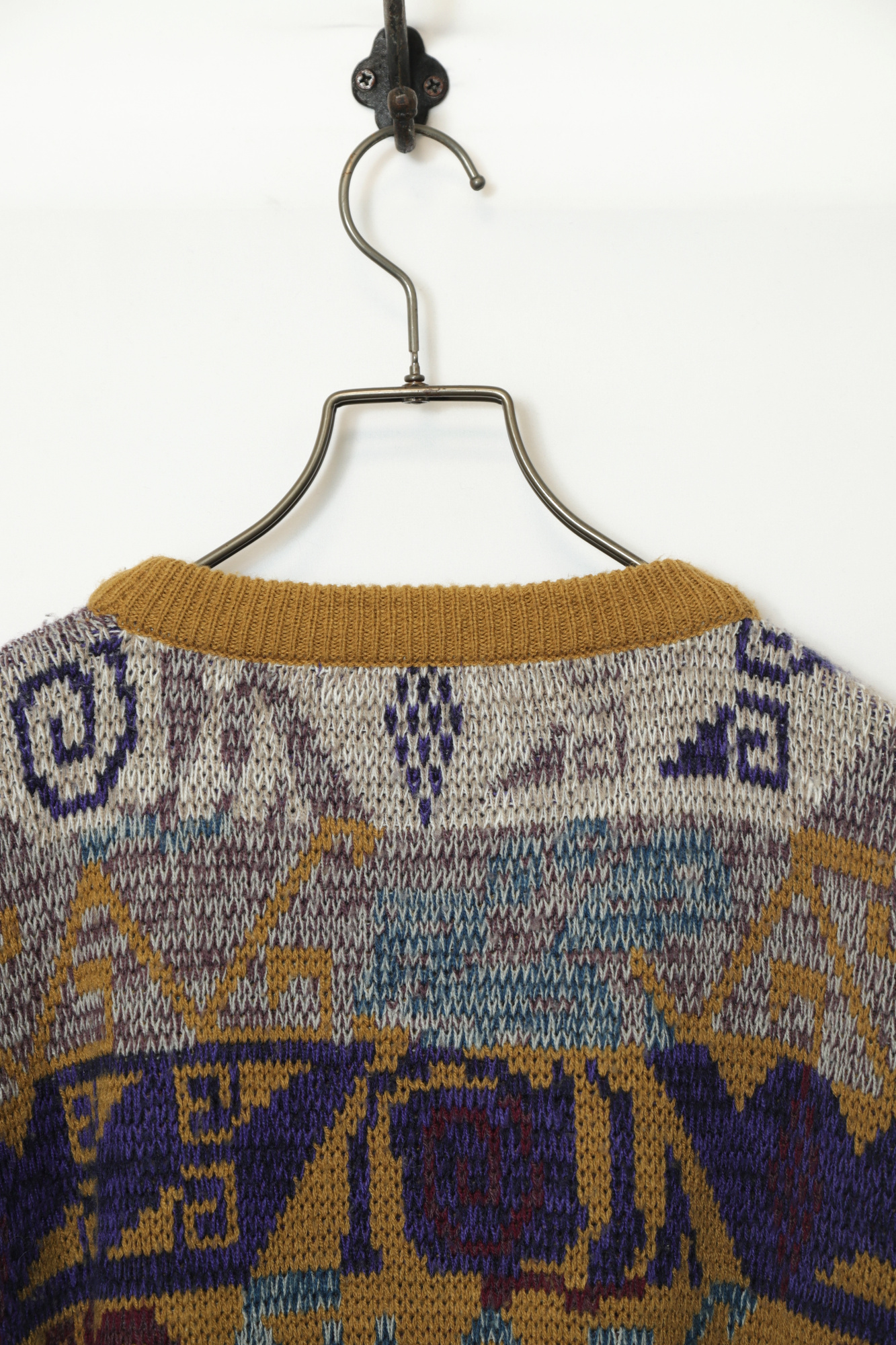 VINTAGE DESIGN KNIT SWEATER/XL - 画像 (7)