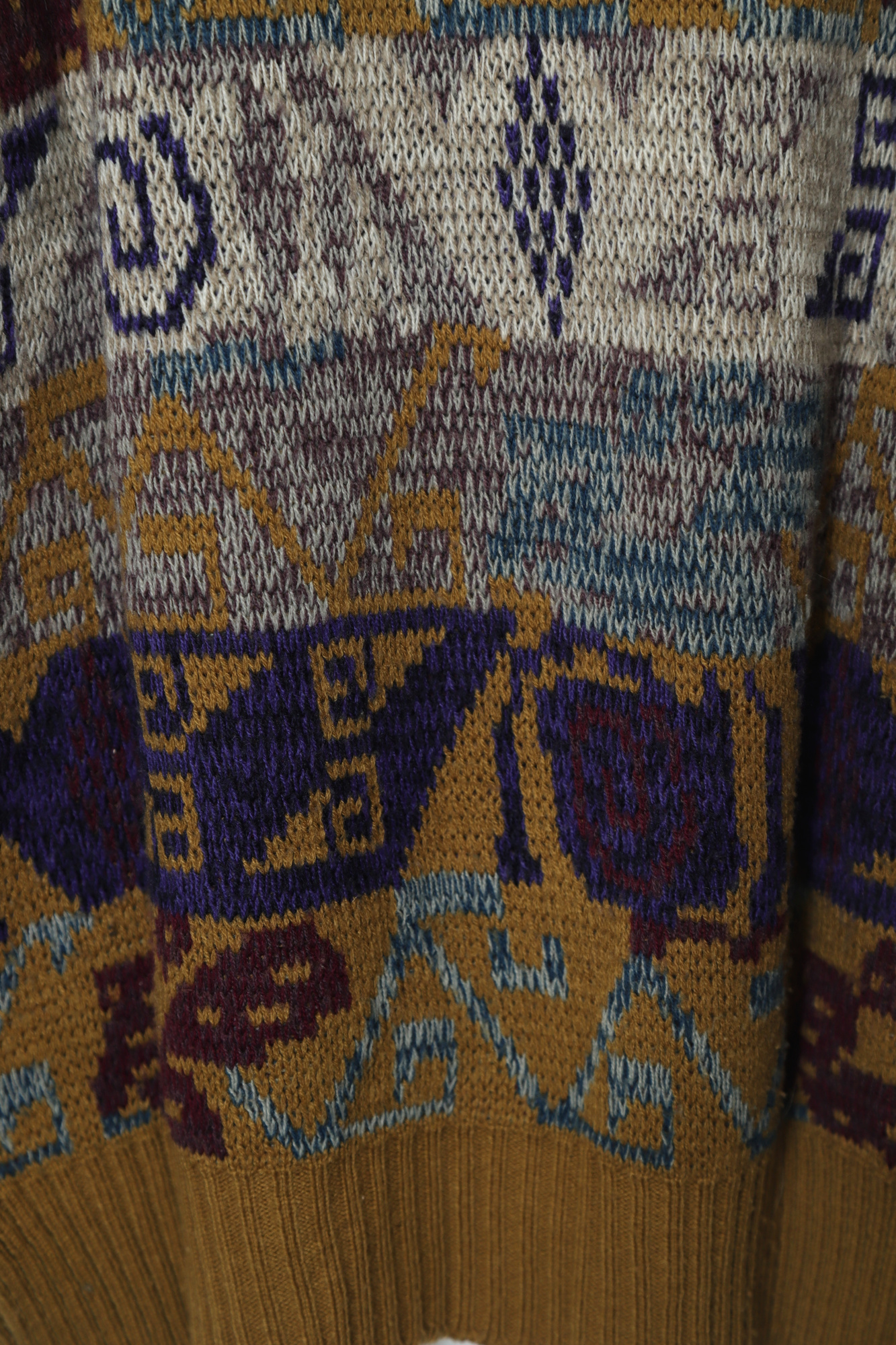 VINTAGE DESIGN KNIT SWEATER/XL - 画像 (8)
