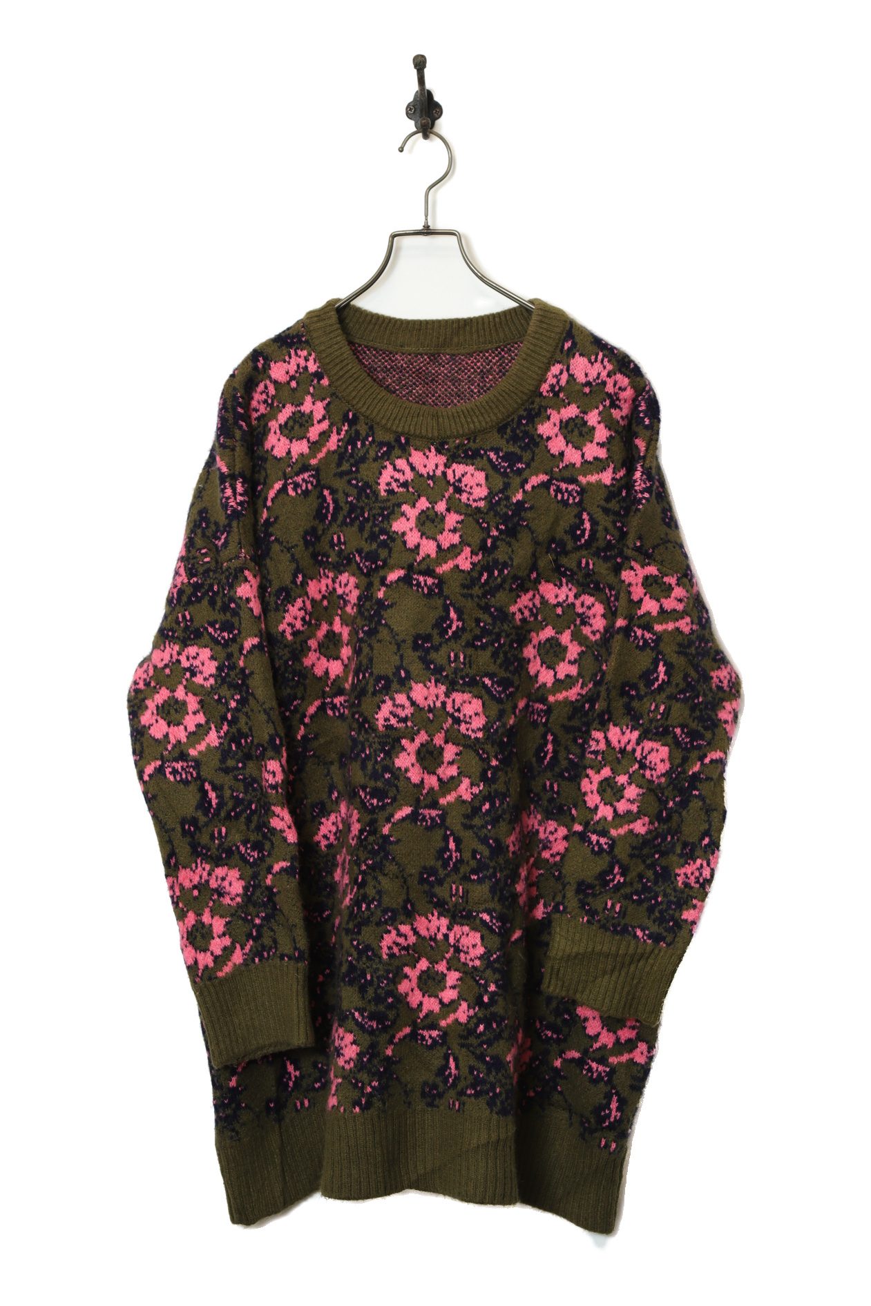 VINTAGE DESIGN KNIT SWEATER/XL