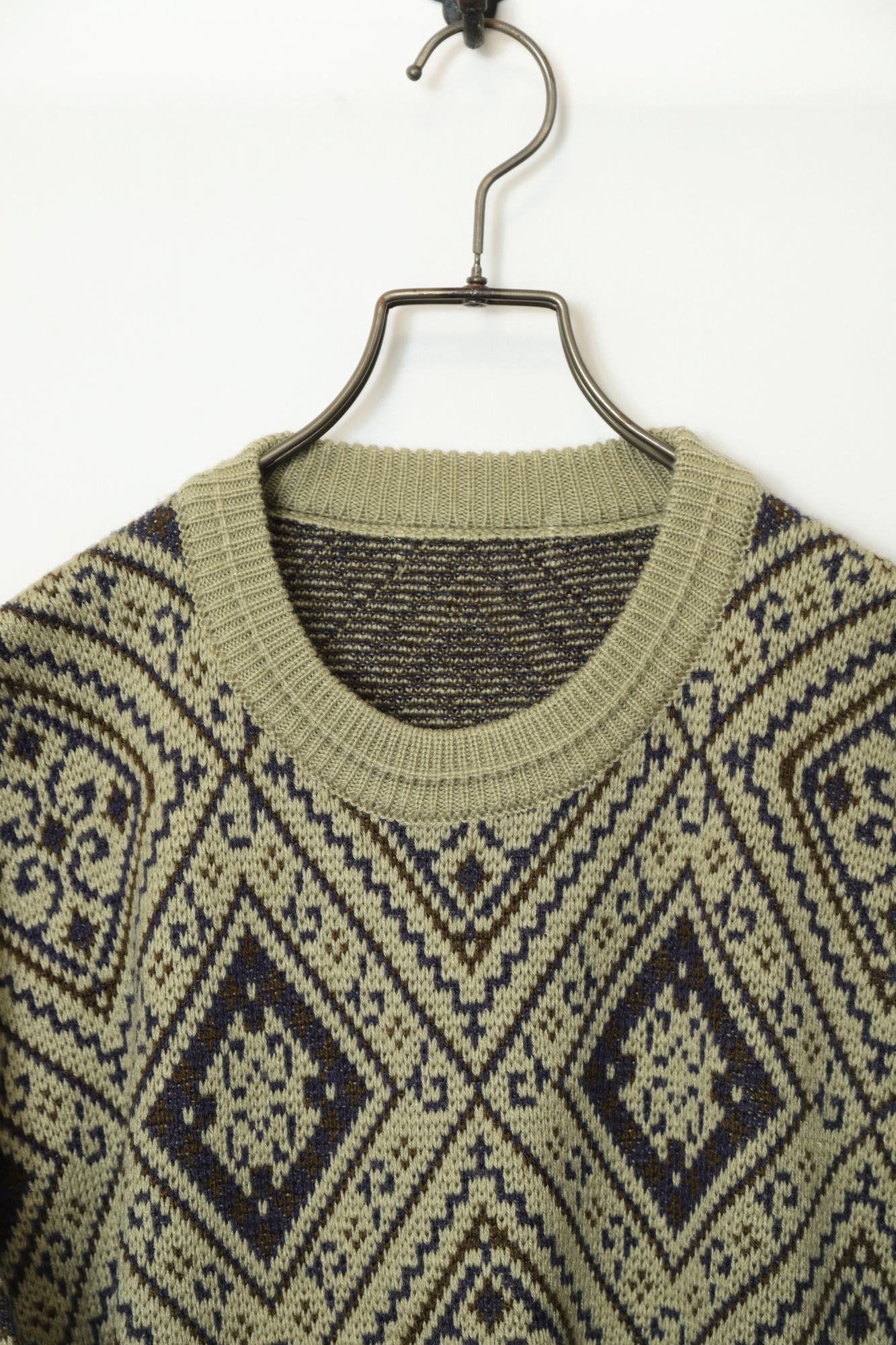 Alternative view of VINTAGE DESIGN KNIT SWEATER/M