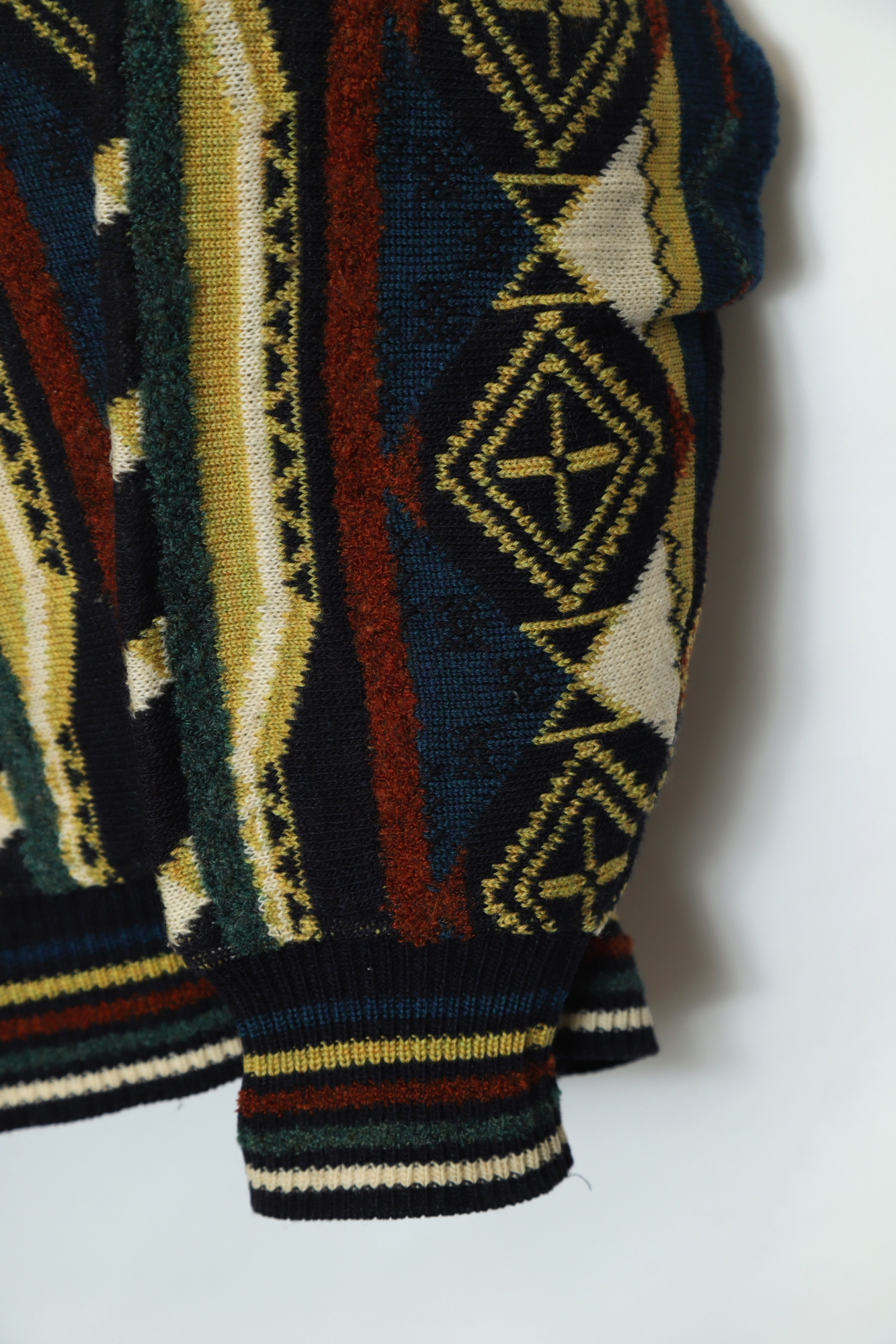 VINTAGE 3D KNITTED SWEATER/M - 画像 (4)