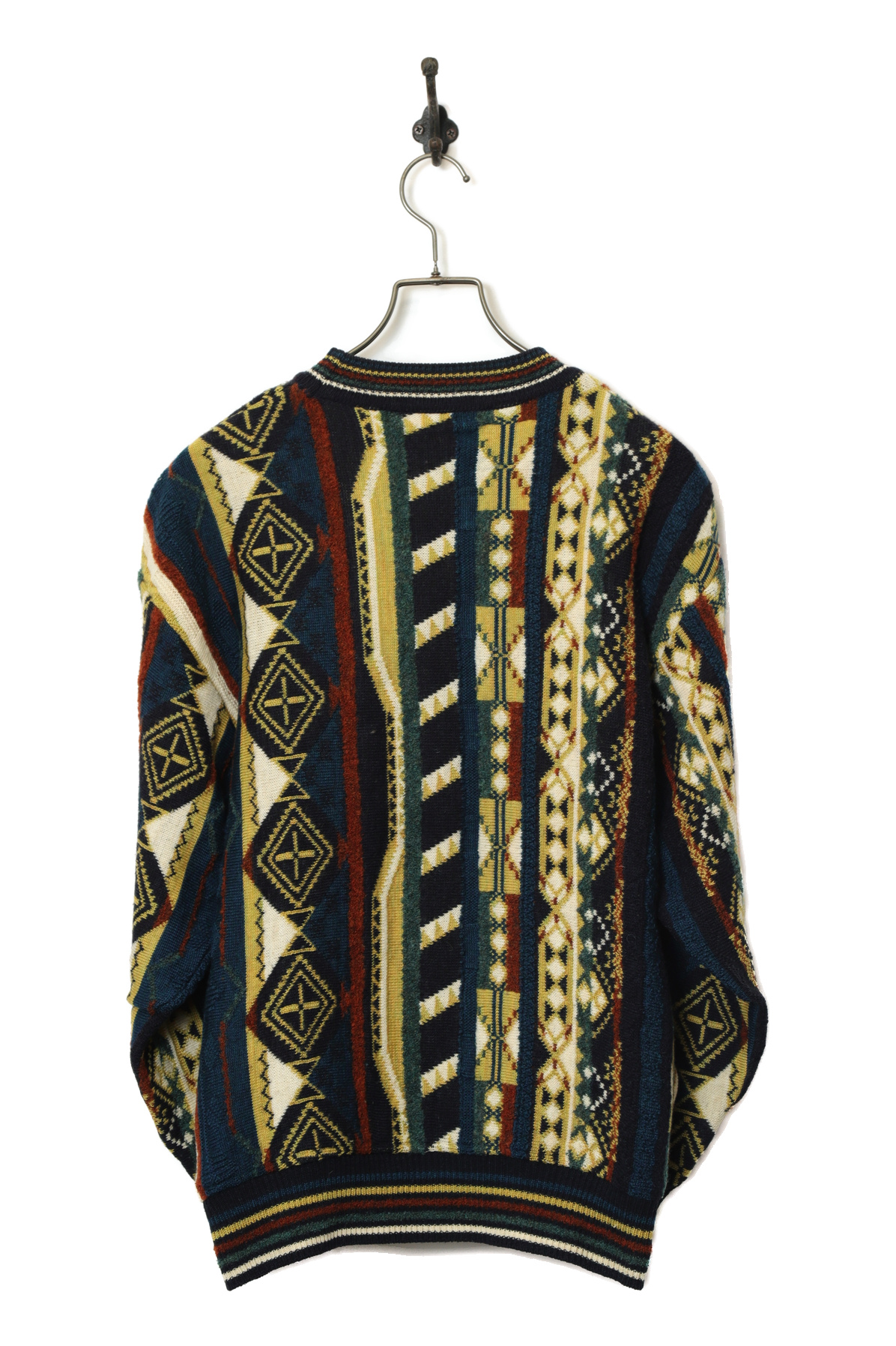 VINTAGE 3D KNITTED SWEATER/M - 画像 (6)