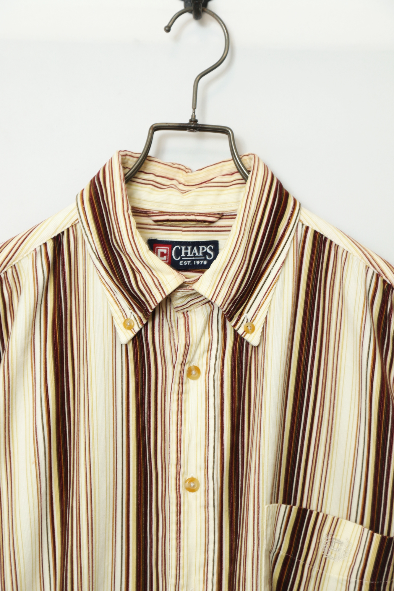 Alternative view of USED CHAPS STRIPE CORDUROY SHIRT/XL