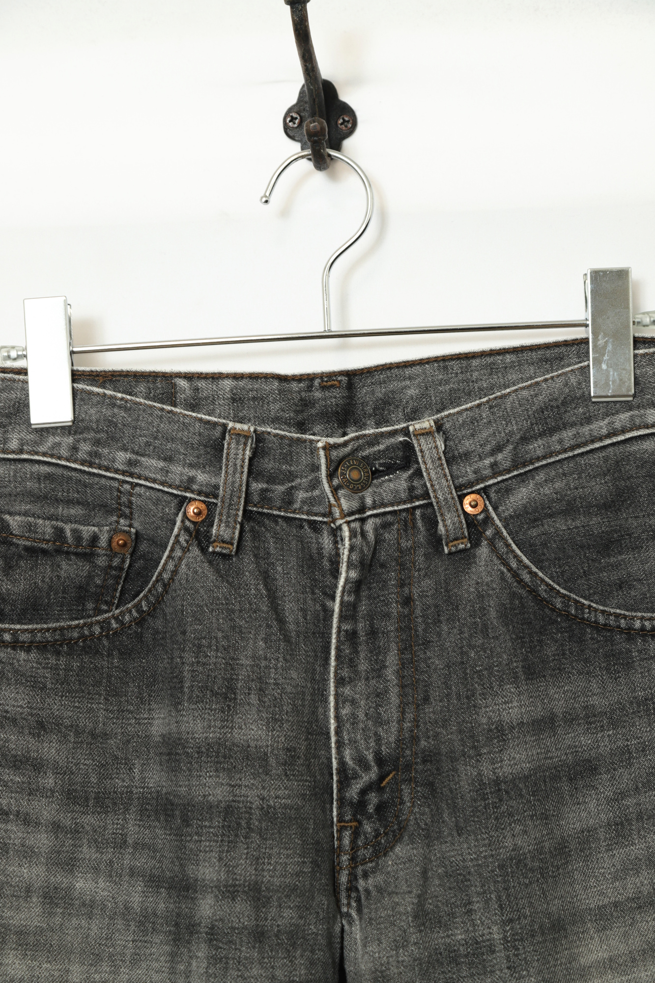 Alternative view of USED LEVI'S FLARE 517 DENIM PANTS/W76