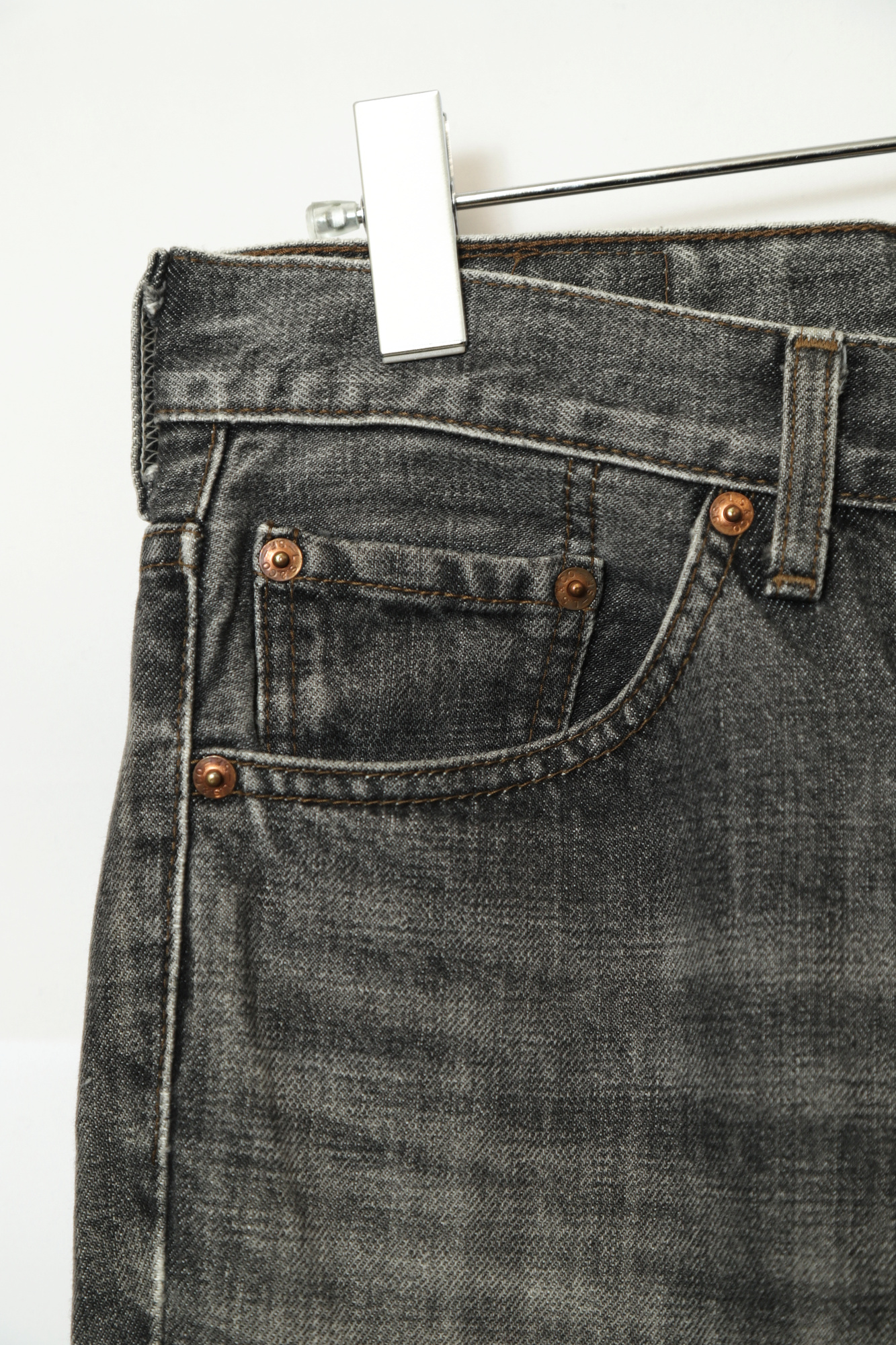 USED LEVI'S FLARE 517 DENIM PANTS/W76 - 画像 (3)