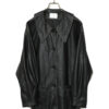 USED HARE FAKE LEATHER COAT/L