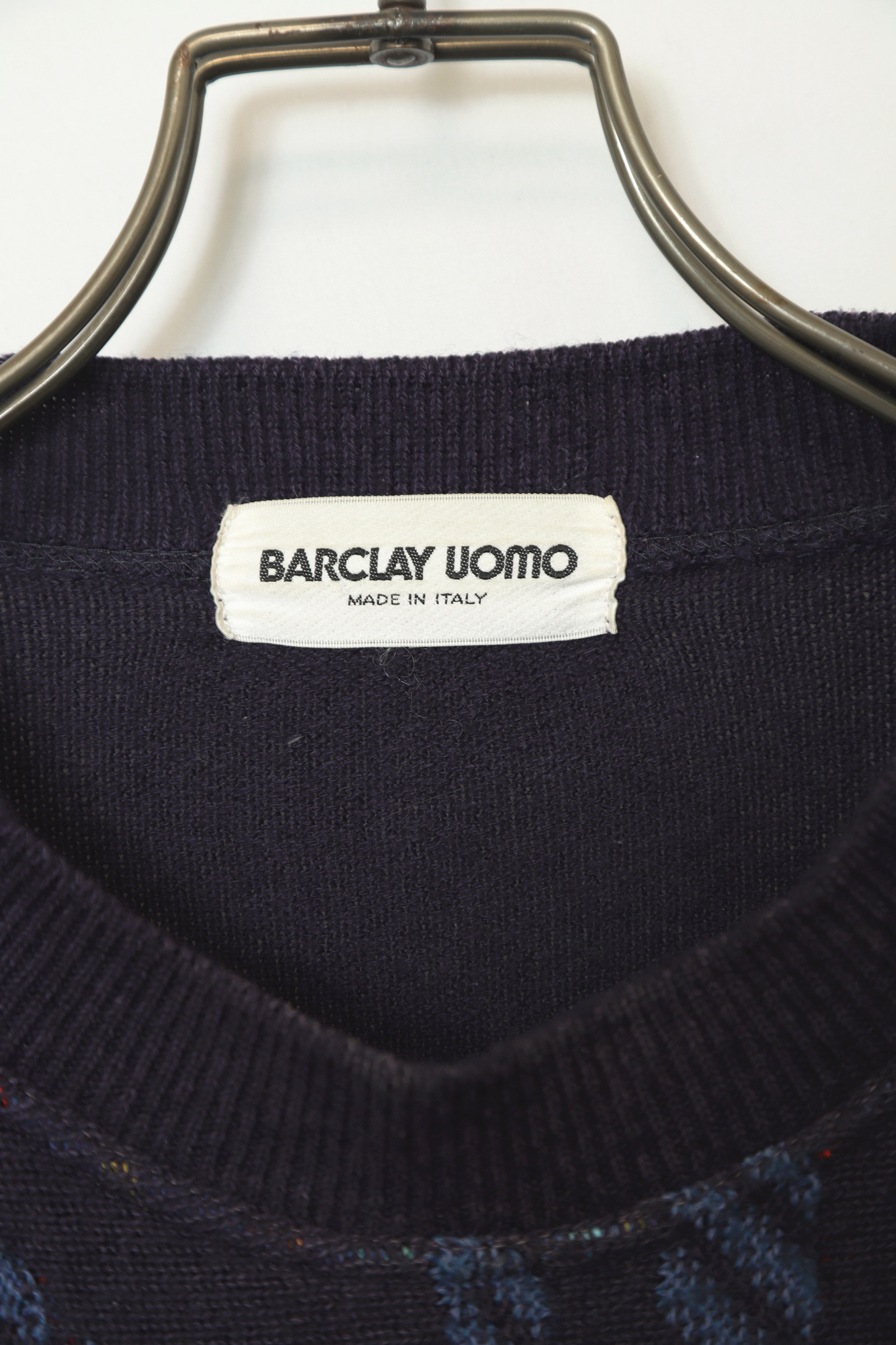 USED BARCLAY UOMO DESIGN KNIT SWEATER/M - 画像 (3)