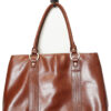 VINTAGE LEATHER HAND BAG/F