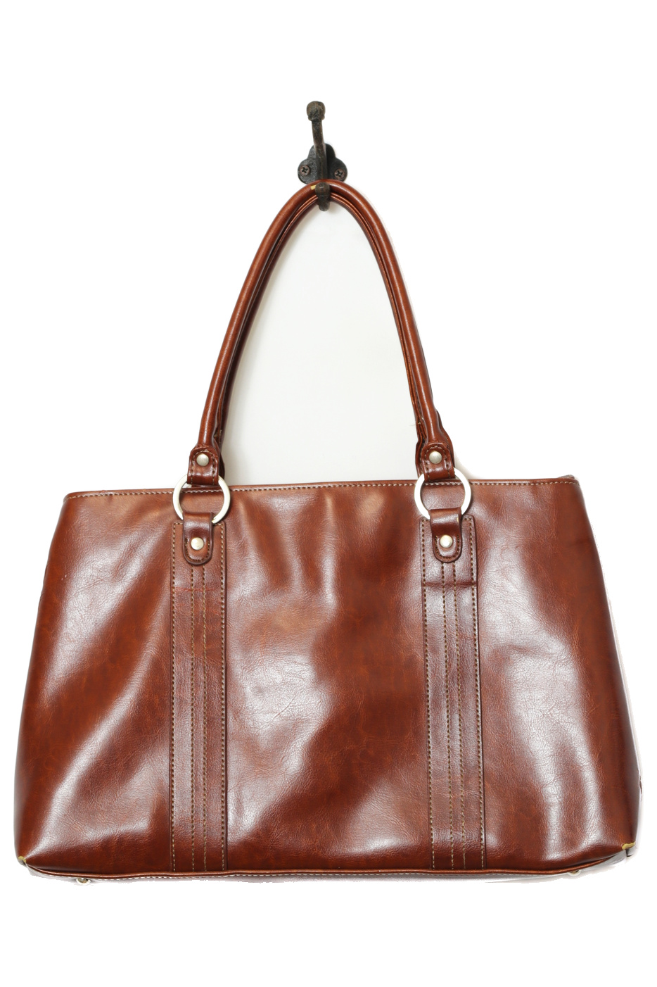 VINTAGE LEATHER HAND BAG/F