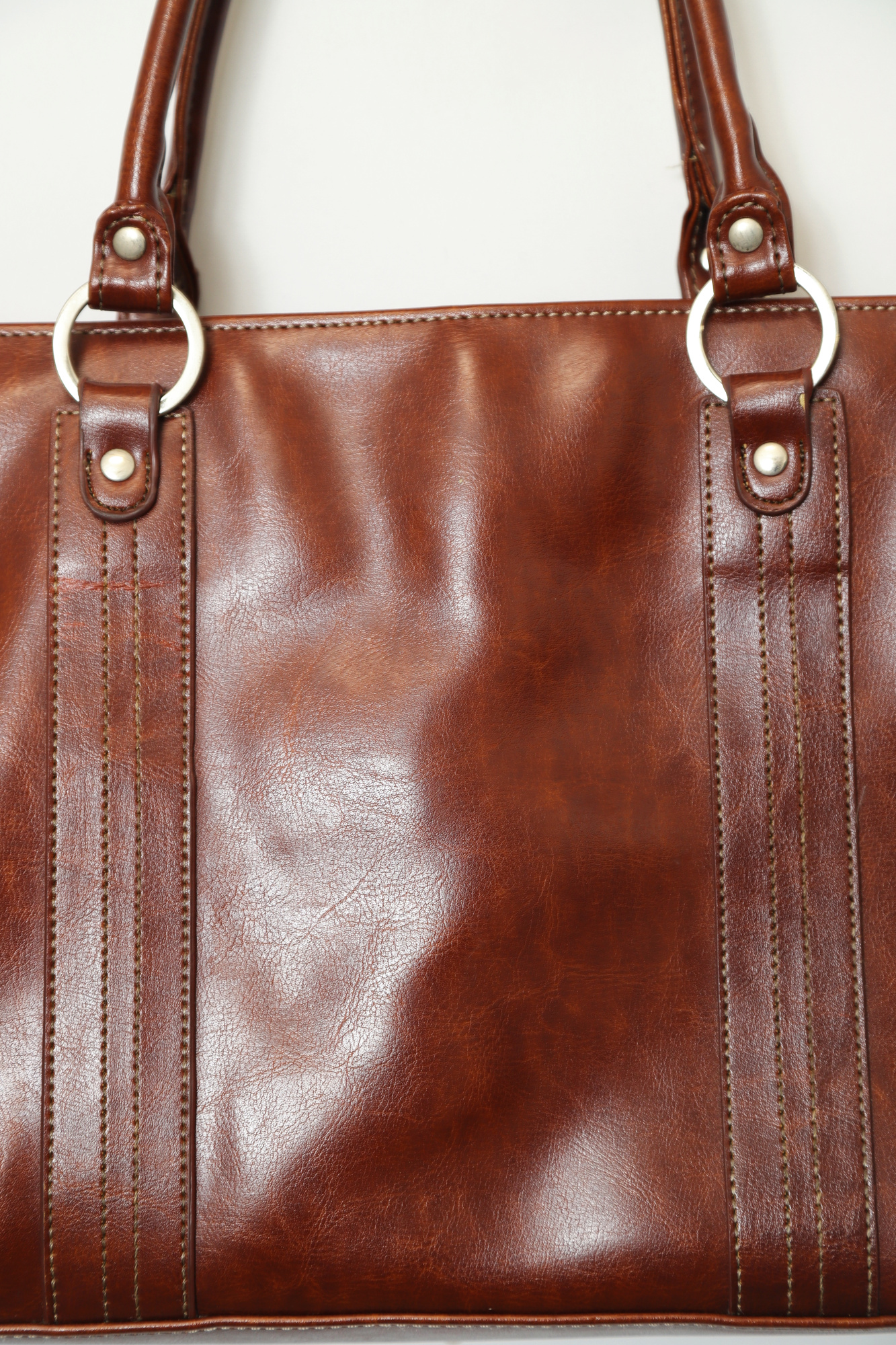 Alternative view of VINTAGE LEATHER HAND BAG/F